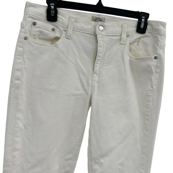J. Crew White Matchstick Cotton Denim Jeans - Picture 3 of 10